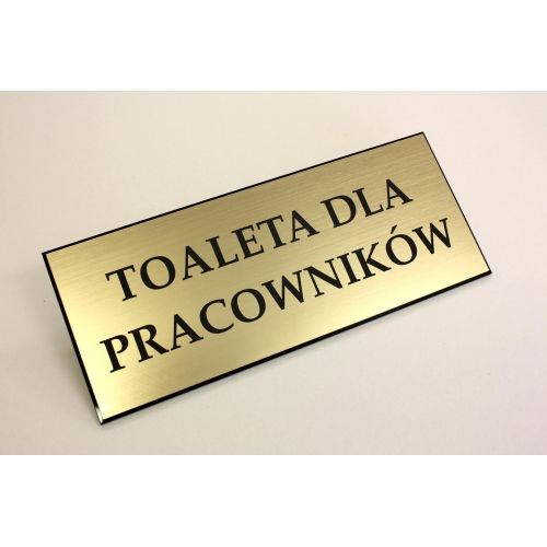Tabliczka grawerowana na drzwi